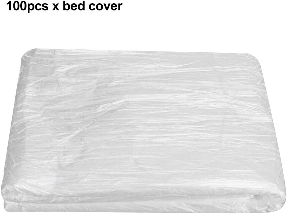RICH 100pcs Spa Bed Sheets Disposable Massage Table Sheet,Couch Cover for Massage Tables Bed Treatment Waxing Protection,Waterproof,Oil Resistant: Home & Kitchen