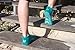 Panda Paw Fit Yoga Pilates Barre Non-Slip No Skid Socks With Grips for Class Home [1 Pack Turquoise]