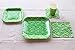 Green Block Pattern Party Pack (For 10 People) by Party Place