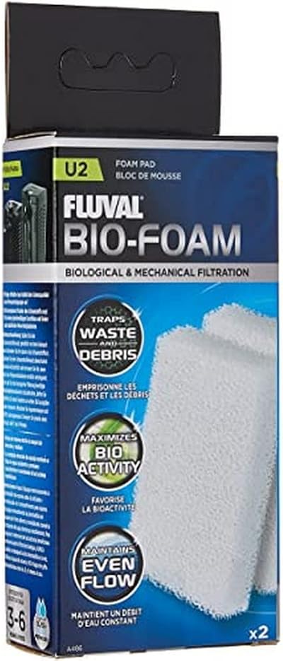 Fluval U2 Internal Filter Foam Pad for Fluval U2 Filter Mechanical Filtration