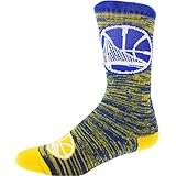 NBA Jump Key RMC Crew Socks Mens- Size Large(10-13)-Golden State Warriors