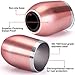 MASCOTKING 12 oz Wine Tumbler,Double Vacuum Insulated Wine Glass with Lids for Keeping Wine, Coffee, Drinks, Champagne, Cocktails
