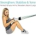 Vive Resistance Bands with Handles (11 Pcs) - Tube Rehab Band Set - Shoulder Pulley Door Anchor - 2 to 70 LBs Tension - Home Workout Elastic Fitness Equipment - Men, Women Training Therapy