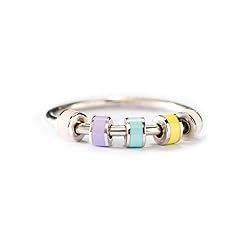 STORYJEWELLERY Fidget Rings for Women, Anxiety Ring