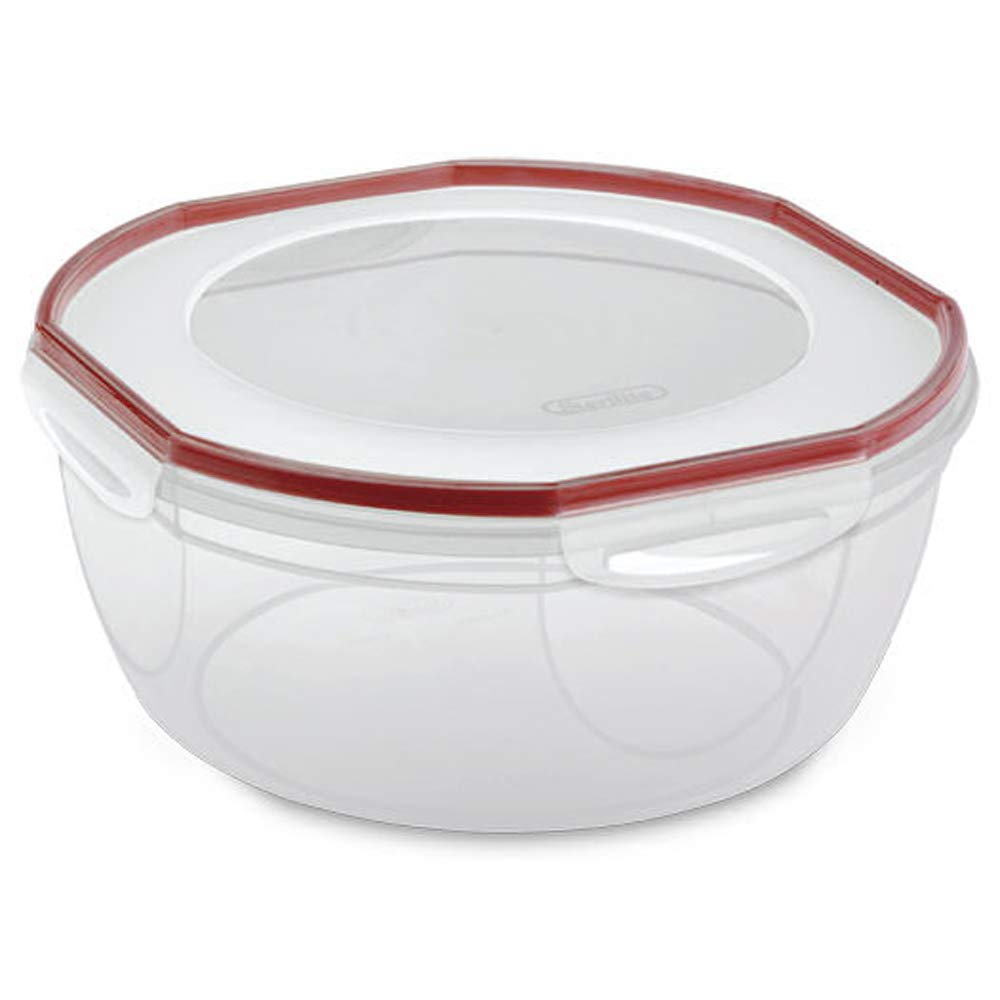 Photo 1 of STERILITE Plastic Bowl, 1 Count, Clear