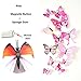 72PCS 3D Butterfly Stickers Wall Stickers Crafts Butterflies with Sponge Gum