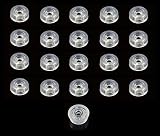 50 Small Clear Round Rubber Feet -.250 H X .671 D - Made in USA - Food Safe Cutting Boards Electronics Crafts #