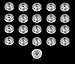 50 Small Clear Round Rubber Feet -.250 H X .671 D - Made in USA - Food Safe Cutting Boards Electronics Crafts #