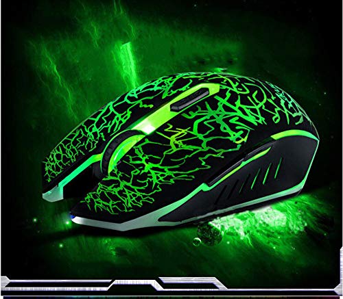 ZXC Illuminated Mouse USB Cable Optical Gaming Mouse Four-Speed Mobile Internet Cafe Business Office Entertainment - Thumbnail 2