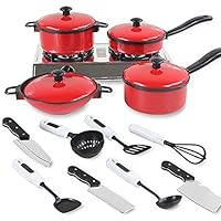 shlutesoy Black Friday 50% off wholesaleKids Play Toy Kitchen Cooking Food Utensils Pans Pots Dishes Cookware Supplies