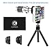 Universal Smartphone Camera Lens Kit Including 12x Telephoto Manual Focus Lens/Fish Eye Lens / 2 in 1 Macro and Wide Angle Lens/Tripod/Lens and Phone Holder/Fits Most Phones