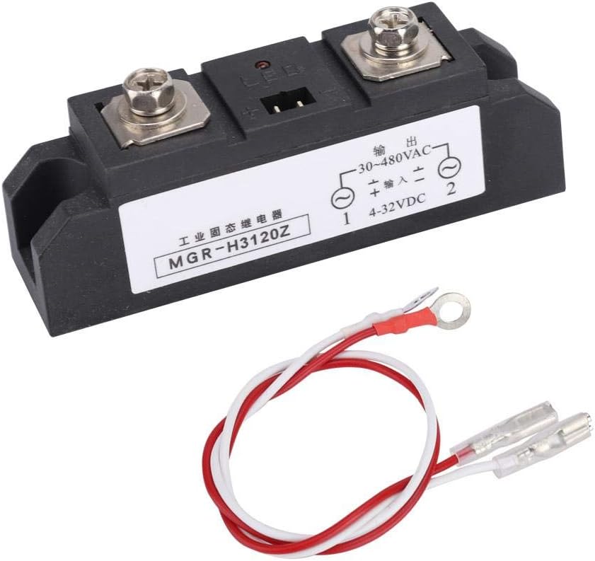 Solid State Relay, 4 Types Industrial Solid State Relay DC Control AC SSR 80A / 100A / 120A / 150A(#3)