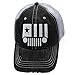 Jeep Starter Glittering Trucker Style Cap Hat Grey Grey White