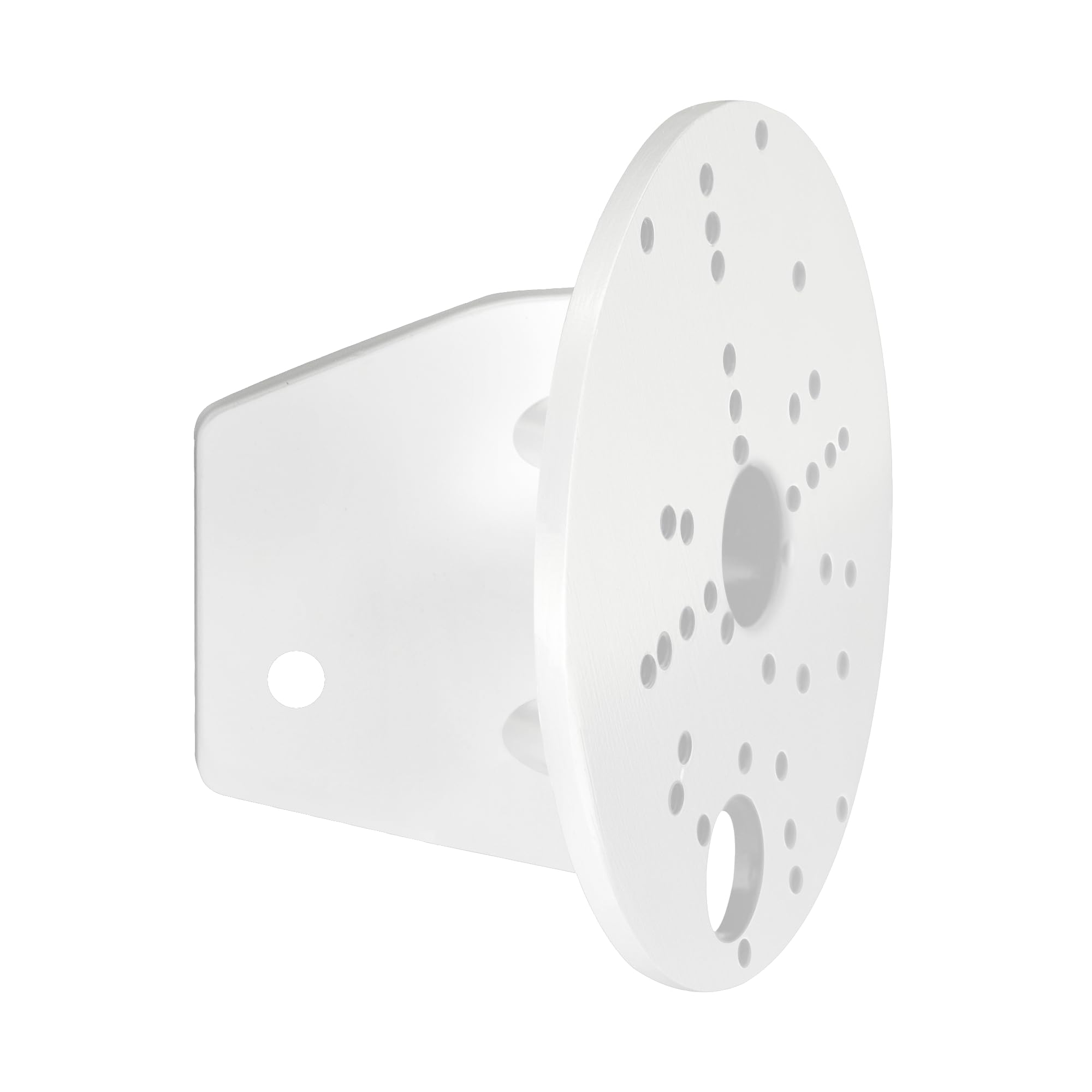 Eglo Outdoor Spotlight Corner Wall Mount, Steel Corner Bracket for Outdoor Lamps, Colour: White, Ø: 11.2 cm (4.4")