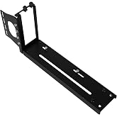 XRIKUI Graphics Card Bracket with Versatile Vertical GPU Mount Bracket and Gpu Holder for Enhanced PC Performance Black