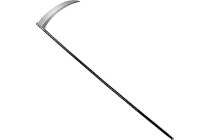 Spooktacular Creations Halloween Grim Reaper Scythe Accessories, 52 inch Grim Reaper's Weapon for Halloween Party, Pretend and Play Costume
