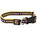 Pets First NFL Minnesota Twins Licensed PET COLLAR, Large - Heavy-Duty, Strong, and Durable Dog Collar. Available in 31 Football Teams and 4 Sizes