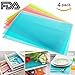 Cafurty 4 Pcs Refrigerator Mats, Fridge Mats Can Be Cut Refrigerator Pads Fridge Pads Vegetable Fruits Fresh Pad Drawer Table Placemats Cabinet Protective Pads Shelves Drawer Mats - Multicolor