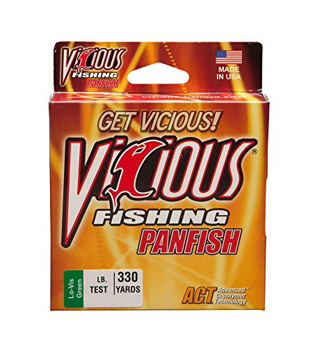 UPC 876152003448, Vicious Panfish Fishing Line, 330-Yard/6-Pound, Lo-Vis Green