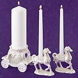 Horse and Carriage Unity Candle Holder Set