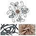 Home's Art Flower and Butterfly Urban Design Metal Wall Decor for Nature Decoration & Kitchen Gifts