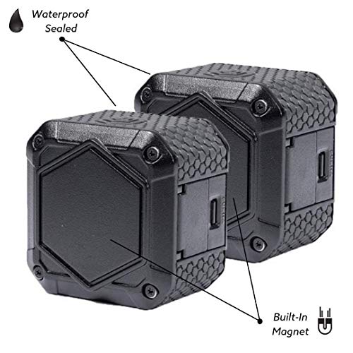 Lume Cube AIR - Two Pack - Magnetic LED Light for Photo, Video, and Content Creation, Waterproof On-Camera LED for Sony, Canon, Nikon, Panasonic, Fuji, Smartphone, GoPro...