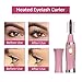 Heated Eyelash Curler with Comb Design Lash Curler Rechargeable Electric Eyelash Curler