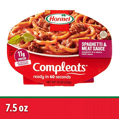 HORMEL COMPLEATS SPAGHETTI & MEAT SAUCE, 7.5 OZ