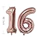 sweet 16th Birthday decorations Party supplies-16th Birthday Balloons Rose Gold,16th birthday banner,Table Confetti decorations,16th birthday gifts for girls,use them as Props for Photos
