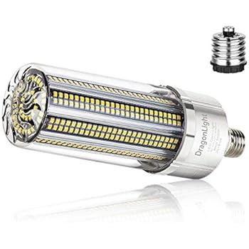 80W Commercial Grade Corn LED Light Bulb(600 Watt Equivalent) - E26/E39 Large Mogul Base LED Bulb - 5000K Daylight 9600 Lumens for Area High Bay Lighting in Garage Warehouse Parking Lots[2019 New]