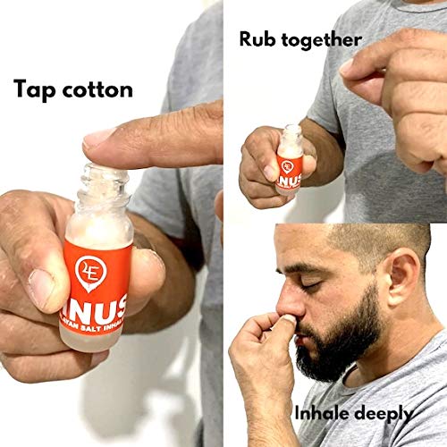 4Elementum Sinus Himalayan Salt Inhaler. Natural Asthma Inhaler with