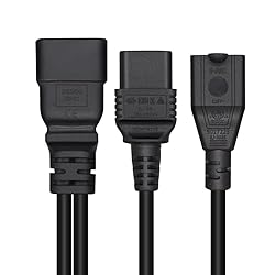 Strhowill 0.32M C20 to 5-15R+C19 Y-Shaped Power