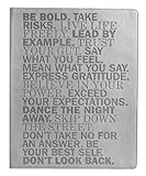 Eccolo World Traveler Lofty Thinking Desk Size Journal, 8 x 10 Inches, Gray Be Bold (D504S)