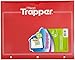 Mead Trapper Pocket Folder, Plastic, 2 Pockets, 8.5 x 11 Inches, Red (33220)