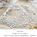 Yean Bride Wedding Headband Rhinestones Silver Bridal Hair Vine Baby Breath Hair Accessories for Women and Girls