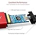 IVANKY 4K Mini DisplayPort to HDMI Adapter 4K@60Hz [Super Slim, Nylon Braided, Aluminum Shell] Mini DP to HDMI Adapter for MacBook Air/Pro, Surface Pro/Dock/Book, Monitor, Projector, More - Red