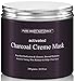 Face Mask - Activated Charcoal Creme Facial Mask, Charcoal Mask Facial Treatment Fights Acne and Deep Cleans Pores, Mud Mask, 8.8 fl. oz. by Pure Body Naturals