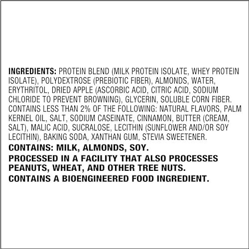 QUEST NUTRITION APPLE PIE PROTEIN BAR, 20G PROTEIN, 4G NET CARBS, 2G SUGAR, GLUTEN FREE, KETO FRIENDLY, 12 COUNT