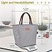 BALORAY Lunch Bag Tote Bag Lunch Bags for Women Lunch Organizer Lunch Holder Lunch Container (G-199L Black)
