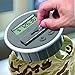 Digital Coin Bank Savings Jar - Automatic Coin Counter Totals all U.S. Coins including Dollars and Half Dollars - 