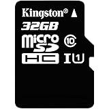 Kingston 32 GB UHS Class 1/Class10 microSDHCUHS-I Flash Memory Card (Included microSDHC to SD Adapter)