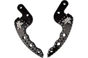 ADEADE Rear Rail Grab Bar Handle Passenger Hand Rest Set Compatible with Suzuki Hayabusa GSXR1300 2008-2020, Black, RTF34F