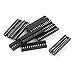 uxcell a15012900ux0255 10 Pieces 2.54 mm 2 Row 28 Pin Solder Narrow DIP IC Chip Socket Adaptor