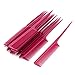 Plastic Hairdressing Toothed Pointed Hair Styling Rat Tail Combs 20pcs