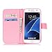 Firefish Galaxy S7 Case, Stand Flip Folio Wallet Cover Shock Resistance Protective Shell with Cards Slots Magnetic Closure for Samsung Galaxy S7-Cat