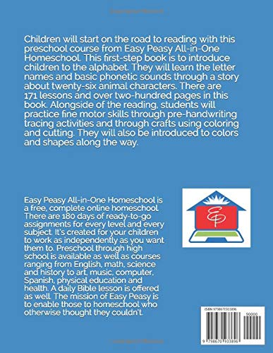 Buy EP Preschool Workbook B & W Edition: Part of the Easy Peasy All-in-One Homeschool Free