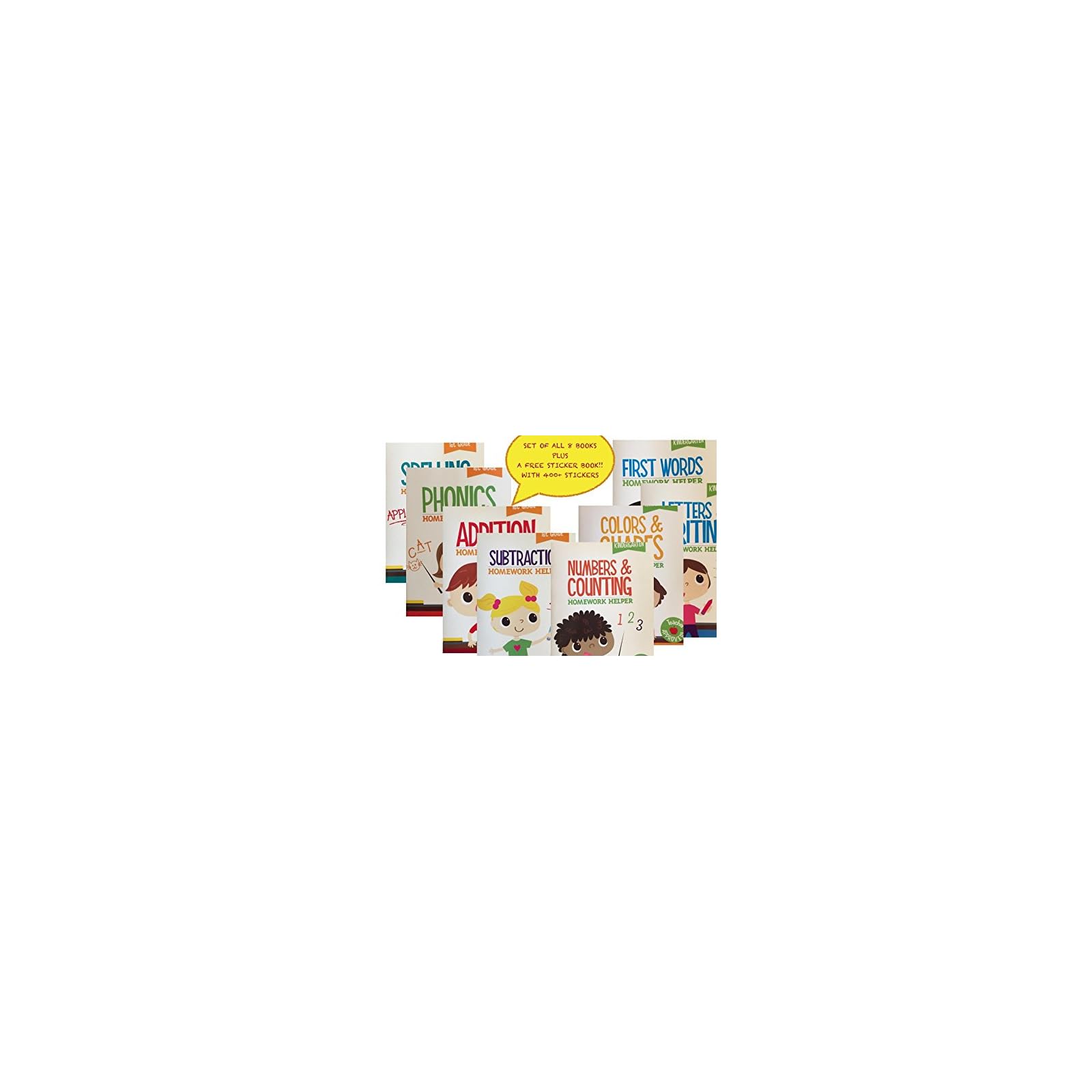 kindergarten 1st grade 8 book set educational activity