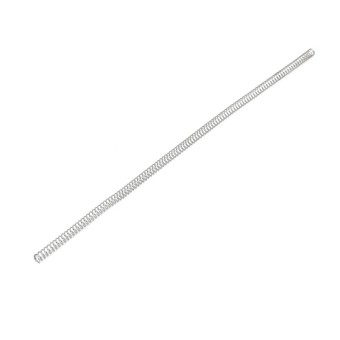 sourcingmap 0.8mmx7mmx305mm 304 Stainless Steel Compression Spring Silver Tone