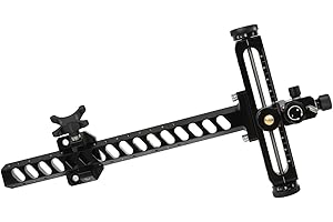 Perogen Archery Recurve Bow Sight T Shape Adjustable Shooting Target Sights for Hunting Practice Range RH