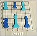 Chess Pieces Shaped Cookie Cutter Set #1256